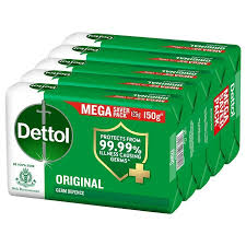 DETTOL ORIGINAL SOAP SET 150GM