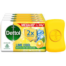 DETTOL SOAP LIME COOL 100GM 4PCS SET
