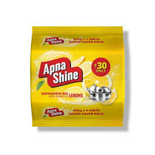 APNA SHINE DISHWASHING BAR SET 100G*4