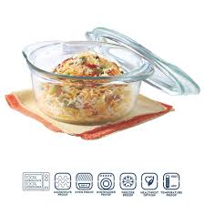 BOROSIL MICROWAVABLE DEEP R CASSEROLE 2.5L