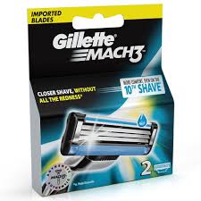 GILLETTE MACH3 2PCS