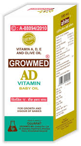 GROWMED AD VIT BABY OIL 100 ML