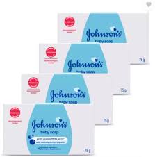 JOHNSONS BABY SOAP SET 4PCS