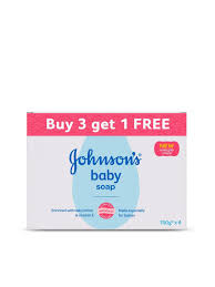 JOHNSONS BABY SOAP 150G*4