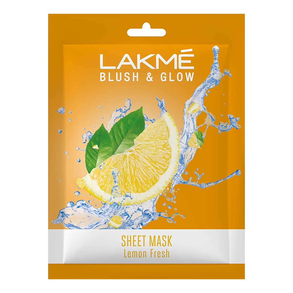 LAKME BLUSH&amp;GLOW SHEET MASK LF