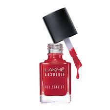 LAKME GEL STYLIST NAIL PAINT S RED