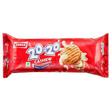 PARLE 20-20 CASHEW  COOKIES 200G