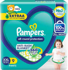 PAMPERS XXL 9PANT