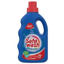 SAFE WASH LIQUID DETERGENT 1KG