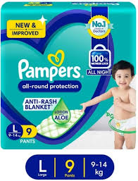 PAMPERS BABY PANTS L9