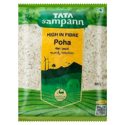 TATA SAMPANN HIGH IN FIBRE POHA CHUDA 500GM