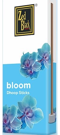 ZED BLACK BLOOM DHOOP STICKS 10N