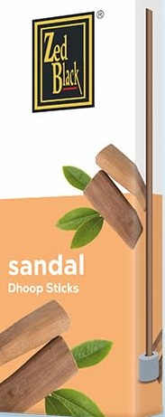 ZED BLACK SANDAL DHOOP STICKS 10N