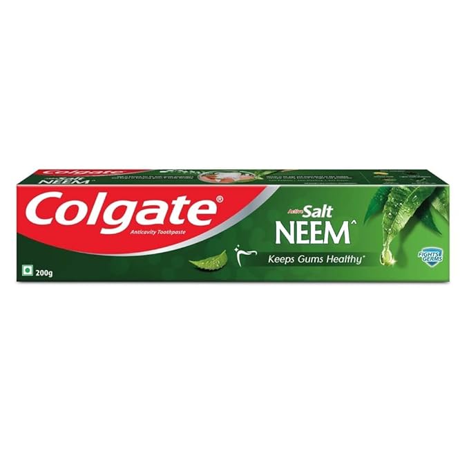 COLGATE ACTIVE SALT NEEM TOOTHPASTE 200GM