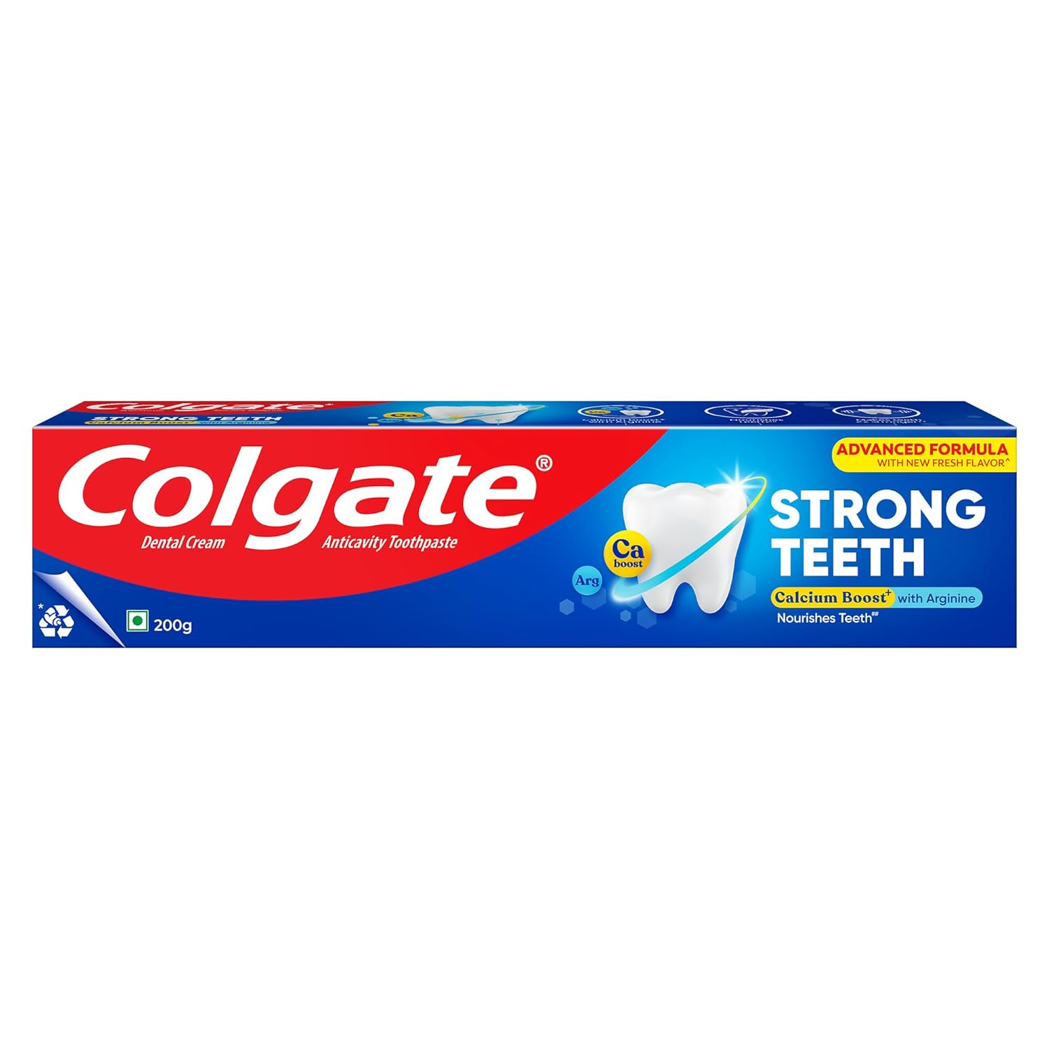 COLGATE STRONG TEETH TOOTHPASTE 200GM