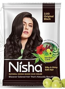 NISHA ORIGINAL BLACK HAIR COLOR  2  10G
