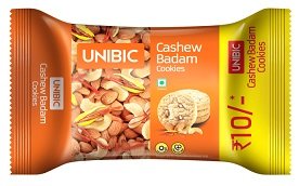 UNIBIC CASHEW BADAM COOKIES 50GM