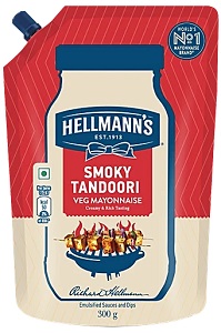HELLMANNS SMOKY TANDOORI MAYONNAISE 300GM