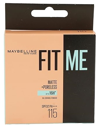 MAYBELLINE FIT ME MATTE + OIL CONTROL COMPACT POWDER SPF32 PA+++  SHADE 115 6G