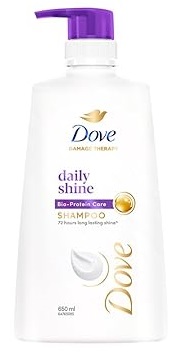 DOVE DAILY SHINE SHAMPOO 650ML