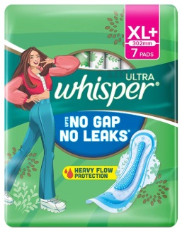 WHISPER NO GAP NO LEAKS XL+ PADS UNIT 7