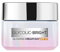 LOREAL GLYCOLIC BRIGHT GLOWING DAY CREAM SPF 17 50ML
