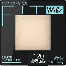MAYBELLINE FIT ME MATTE + PORELESS POWDER NORMAL TO OILY SKIN SHADE 120 8GM
