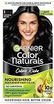GARNIER COLOR NATURALS 1 BLACK HAIR COLOR 70ML + 60GM