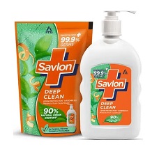 SAVLON DEEP CLEAN HANWASH 200ML PUMP + 175ML REFILL