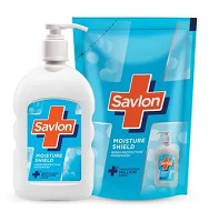 SAVLON MOISTURE SHIELD HANDWASH 200ML PUMP + 175ML REFILL