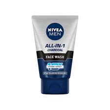 NIVEA MEN ALL IN 1 CHARCOAL FACEWASH 100GM