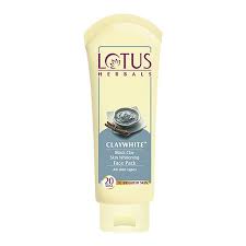LOTUS CLAY WHITE FACEWASH 120GM