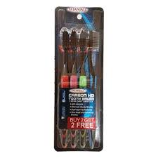 PATANJALI CARBON TOOTHBRUSH 4PCS