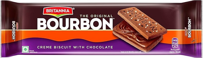 BRITANNIA BOURBON CREME BISCUIT 150G