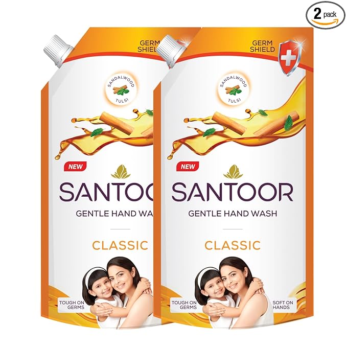 SANTOOR CLASSIC HANDWASH 650ML+ 650ML