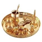 PITAL PUJA  THALI SET 13 INCH