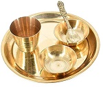 PITAL LADDU GOPAL BHOG SET