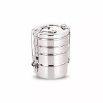 STEEL LUNCH BOX TIFFIN 7*4