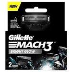 GILLETE MACH3 BRIGHT GLOW CARTRIDGES 2PCS