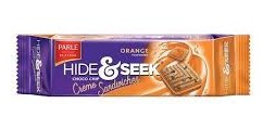 PARLE HIDE N SEEK ORANGE CREAM BISCUIT 100G