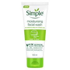 SIMPLE MOISTURISING FACE WASH 100ML