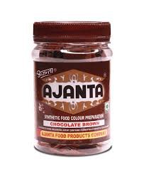 AJANTA FOOD COLOUR CHOCOLATE BROWN 100GM