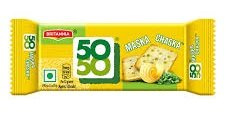 BRITANNIA 50 50 MASKA CHASKA BISCUIT 38GM