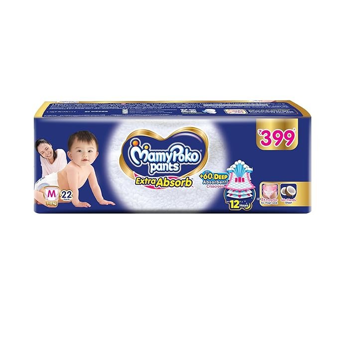 MAMYPOCO DIAPER PANTS SIZE M 22PCS