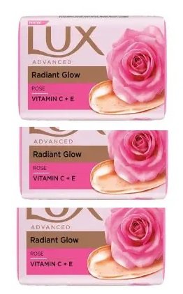 LUX RADIANT GLOW ROSE SOAP 450GM UNIT3