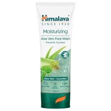HIMALAYA MOISTURIZING ALOE VERA FACEWASH 100ML