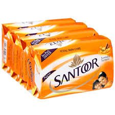 SANTOOR SOAP SET 4PCS