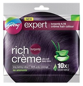 GODREJ EXPERT RICH CREME HAIR COLOUR BURGUNDY 4.16