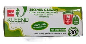 CELLO KLEENO GARBAGE BAGS ROLL ON MEDIUM 30PCS