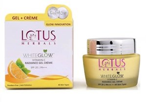LOTUS WHITEGLOW VITAMIN C RADIANCE GEL CREAM SPF20 50GM